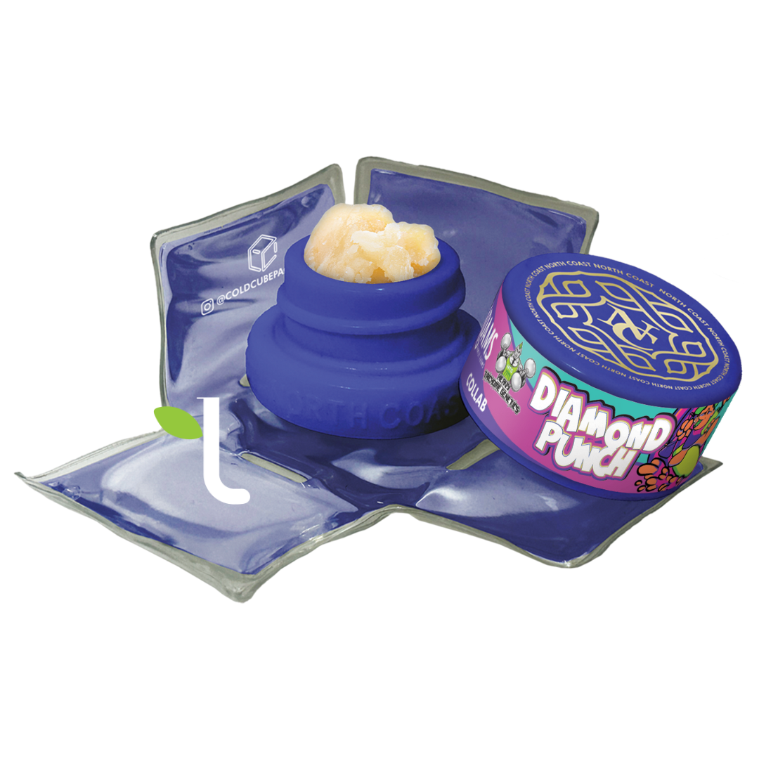 Photograph of product: North Coast x Pressure Pack x Heavy Trichome (Cold Cure Rosin) TIER 1 - Diamond Punch 1g