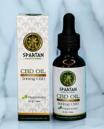 Photograph of product: Spartan HempWorks Full Spectrum CBD Oil w/ Peppermint