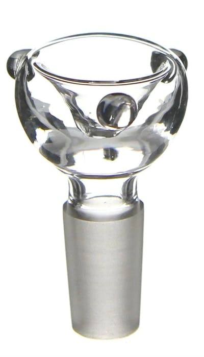 Photograph of product: BONG BOWL - CLEAR 14MM (ROUND)
