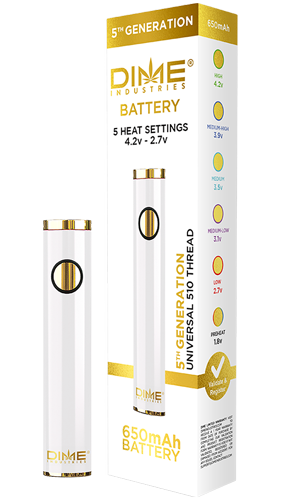 Photograph of product: Dime White Battery V5