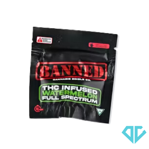 Photograph of product: Banned Watermelon Single Nerdless Gummy 200mg