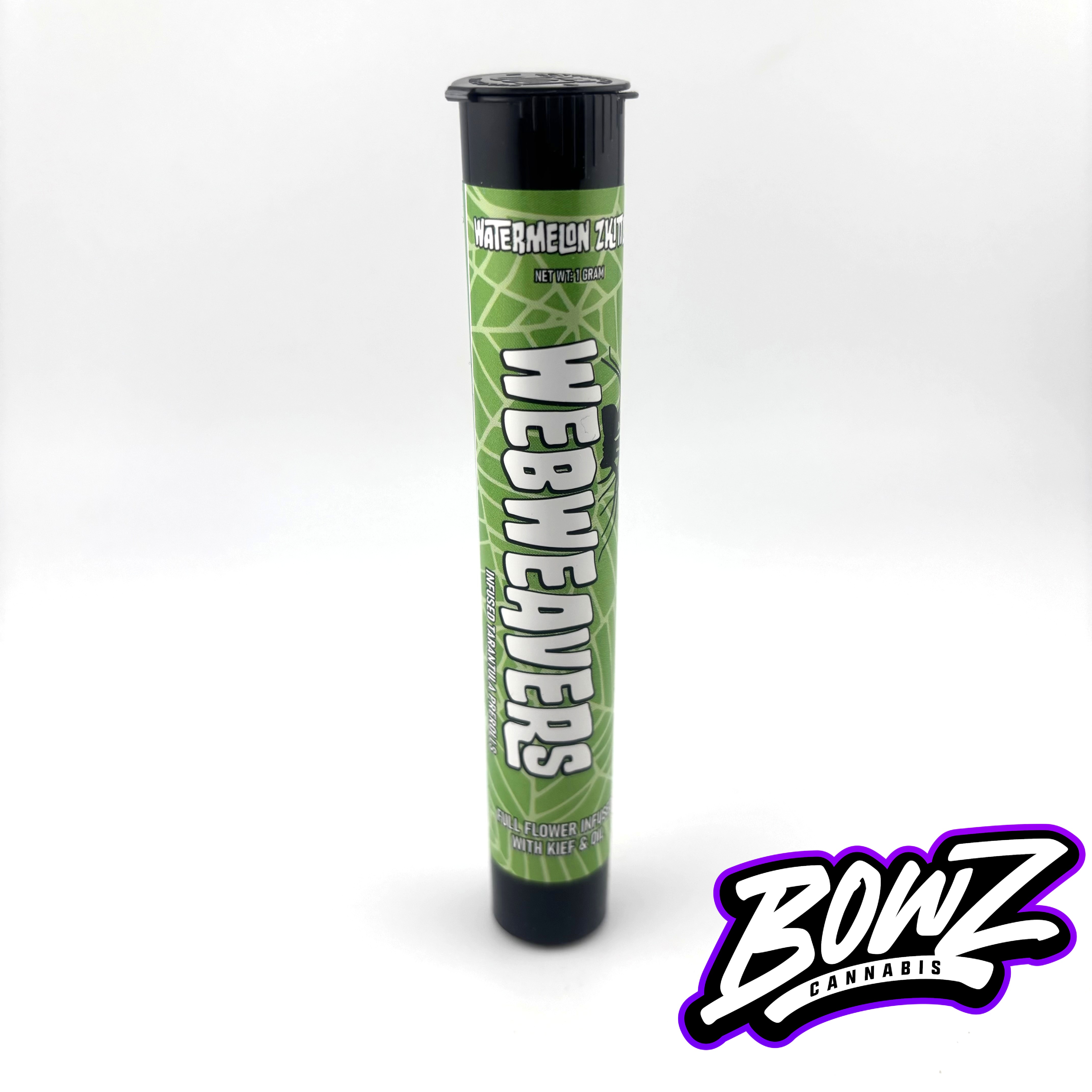 Photograph of product: Webweavers - Tarantula Infused Preroll - (1g) - **WATERMELON ZKITTLEZ** (4/$10)