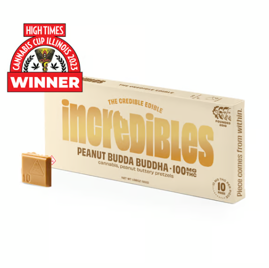 Photograph of product: Incredibles 100mg TH-oui | 20mg CBN 5:1 TH-oui:CBN Chocolate Bar - Snoozzzeberry