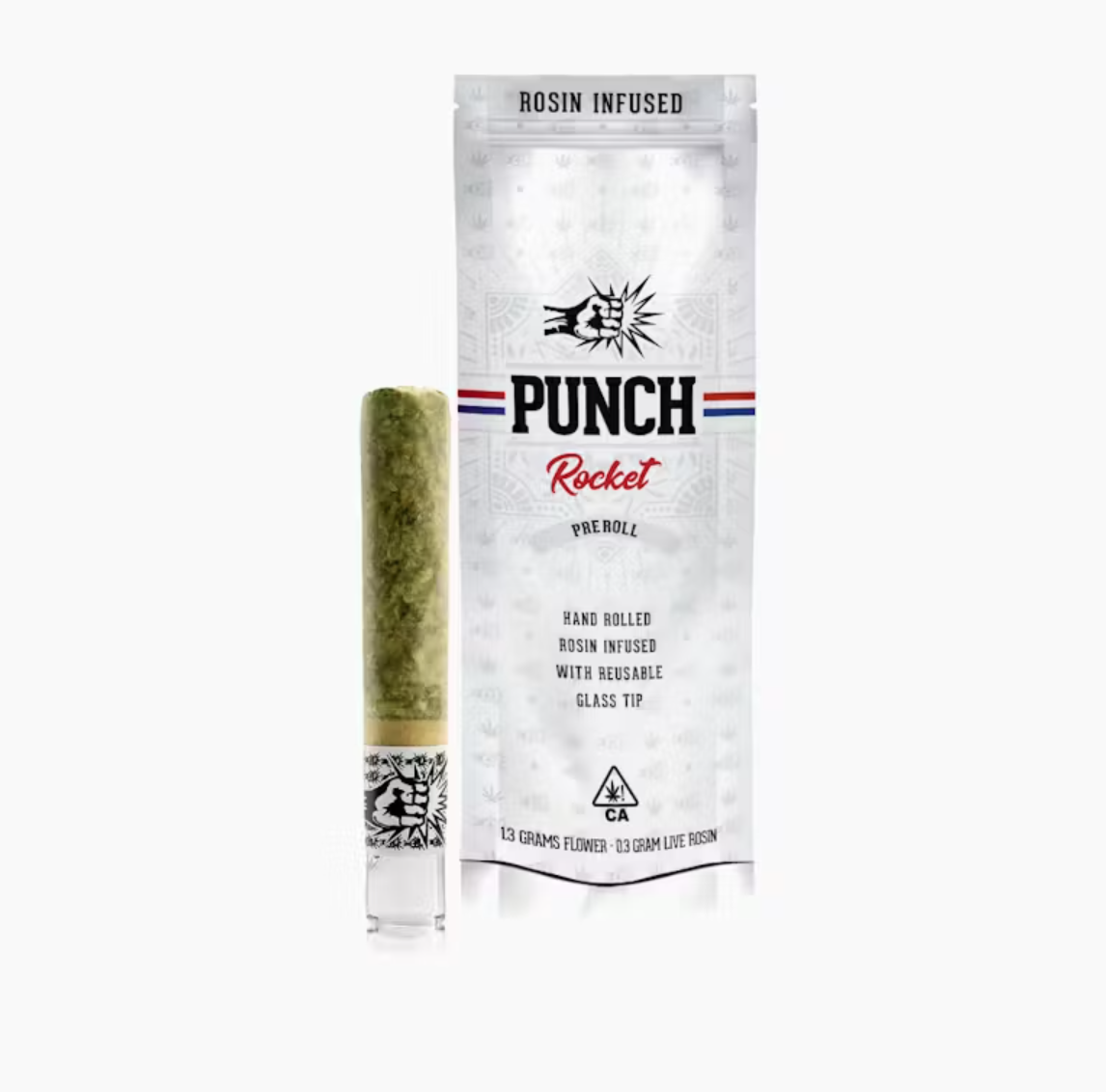 Photograph of product: BUBBAS GIRL X FORBIDDEN BLUEPRINT 1.6G INFUSED ROCKET PREROLL