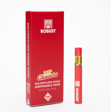 Photograph of product: ROBUST 0.5G au chocolat BURGER LIVE ROSIN DISPOSABLE CARTRIDGE