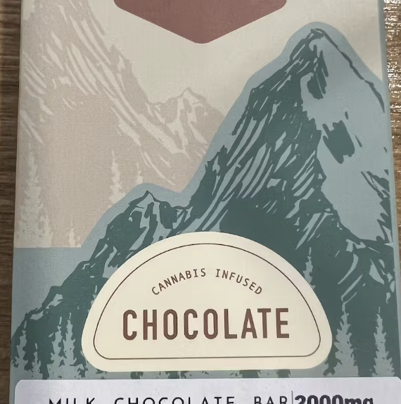 Photograph of product: Milk Chocolate Bar. 2000mg. Baked Bliss