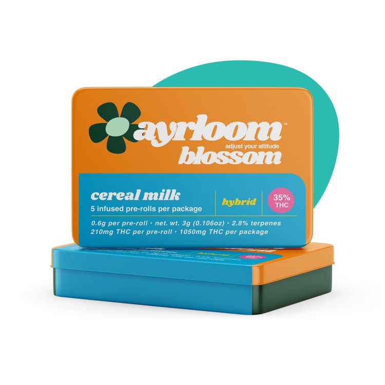 Photograph of product: Ayrloom | Cereal Milk | Infused Pre-Rolls | 5PK