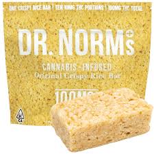 Photograph of product: Dr. Norms Rice Krispy Treat 100mg