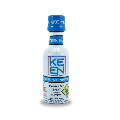 Photograph of product: Keen Blue Rasp shot [S] 100mg 1.75oz
