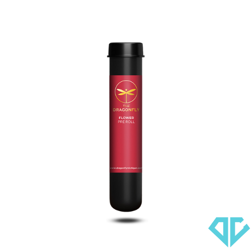 Photograph of product: Dragonfly Blue Dream OG Kush Pre-Roll 1g