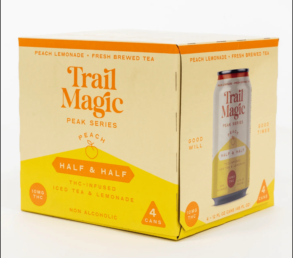Photograph of product: Half & Half Peach | 10mg | 4pk