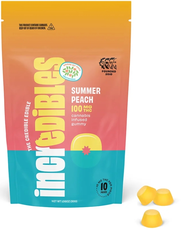 Photograph of product: SUMMER PEACH | 10PK | 100MG