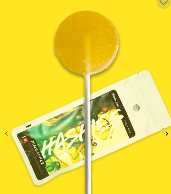 Photograph of product: Infused Lollipop | Pineapple | 50mg
