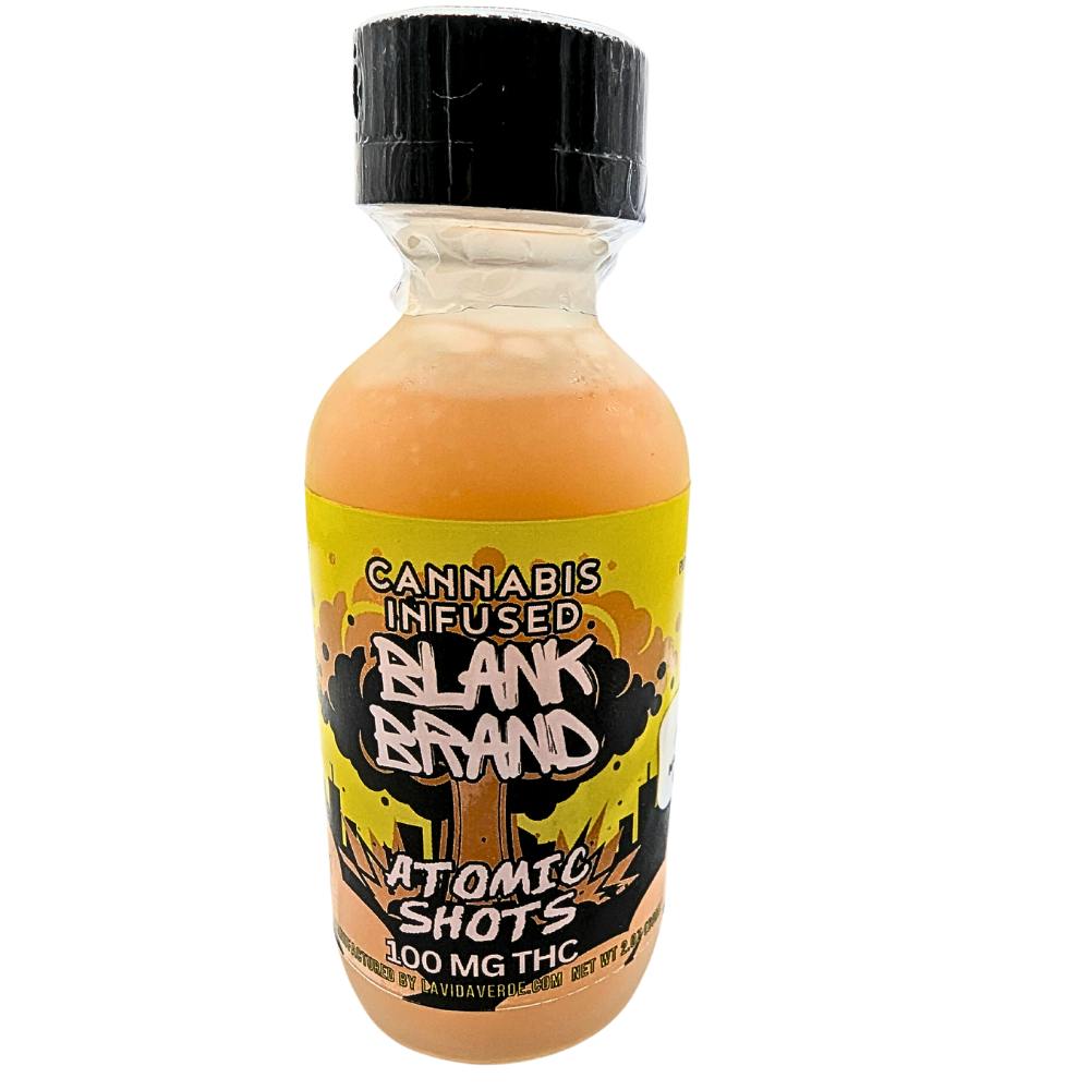 Photograph of product: Blank Atomic Shot 100mg - Valencia Vibe