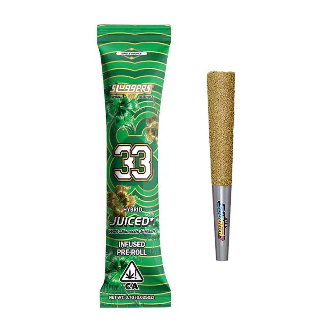 Photograph of product: Sluggers - 33 (Hybrid) Infused Preroll