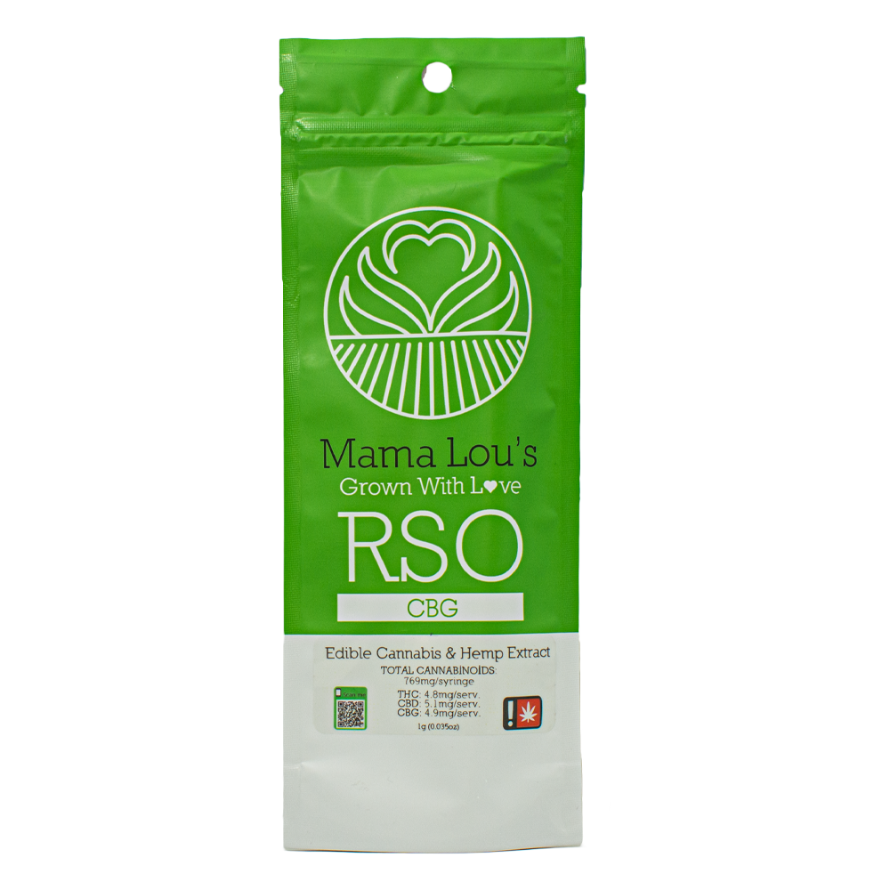 Photograph of product: RSO - CBG - 1g