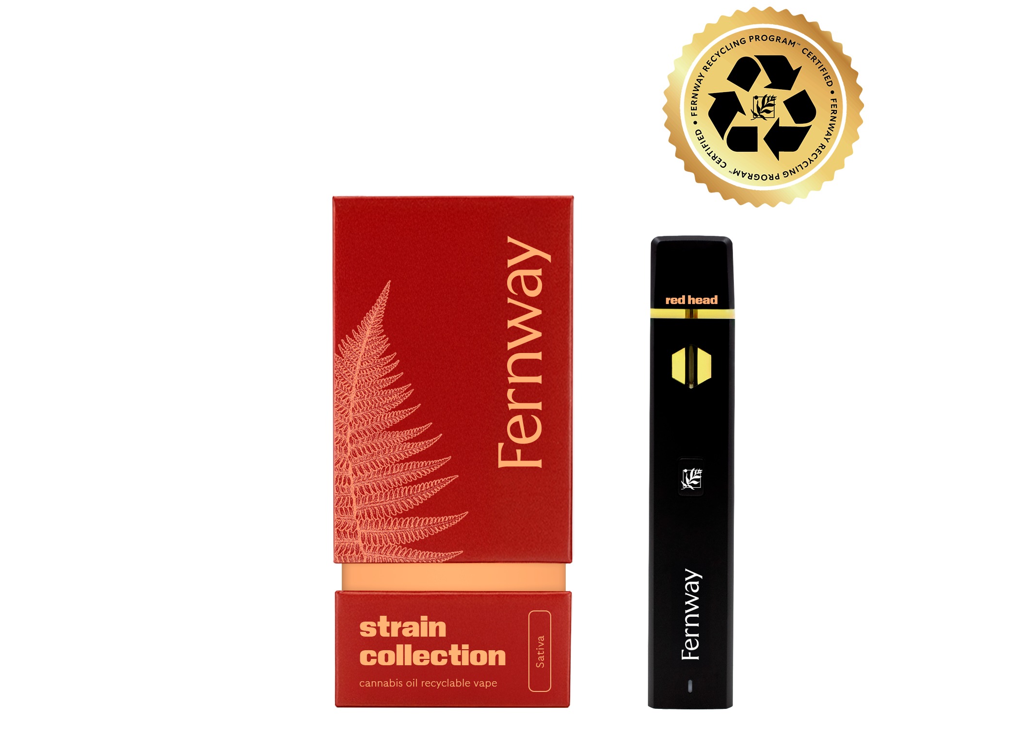 Photograph of product: Fernway | Red Headed Stranger | Traveler All-In-One Disposable | 2g