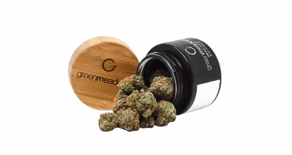 Photograph of product: Mango Madness (H) - 3.5g - Green Meadows