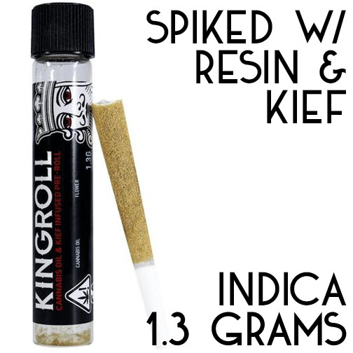 Photograph of product: 1.3g Cannalope AK x Cannalope Kush (Oui'd) Infused Pre-roll TH-oui:42% $20