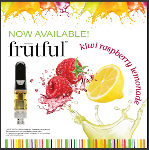Photograph of product: Kiwi Raspberry Lemonade Cartridge 1g (TAX INCLUDED)