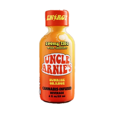 Photograph of product: Uncle Arnie's: Sunrise Orange Shot 100mg