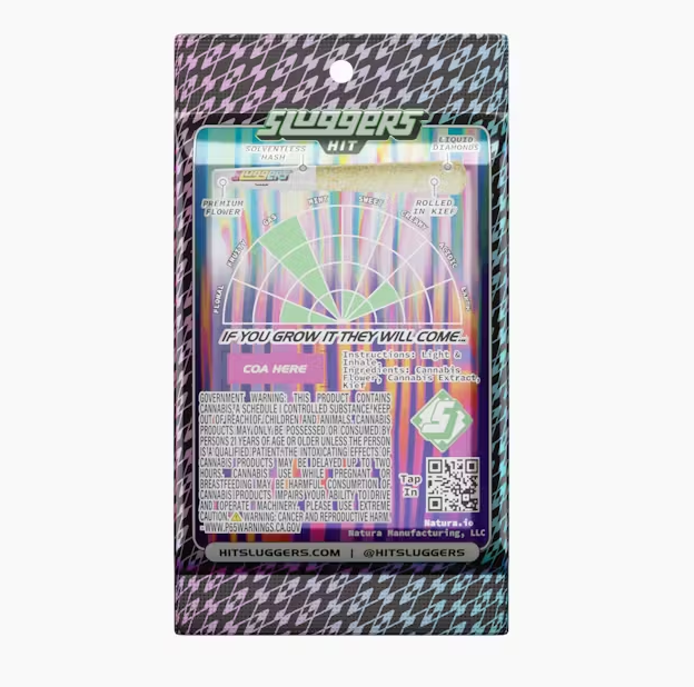 Photograph of product: Sluggers Hit Euphoria Infused Preroll 5pk 3.5g