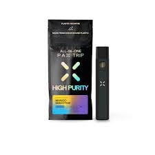 Photograph of Product: PAX – Mango Smoothie – Trip High Purity AIO – 1g - 