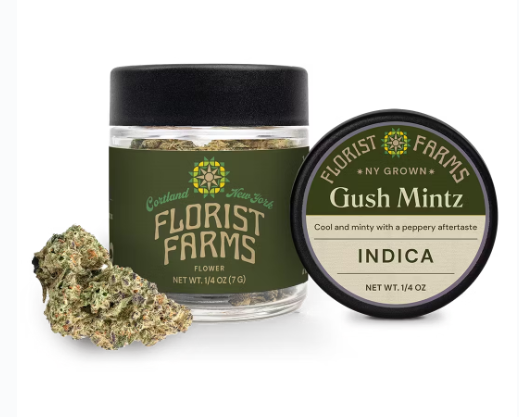 Photograph of product: P39   Florist Farms | Gush Mintz | Pre roll | 7 pack
