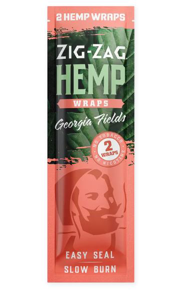 Photograph of product: Zig Zag Hemp Wraps | Georgia Fields 2pk