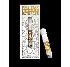 Photograph of product: 5 Star Extracts Sour GMO Bananas Nug Run Sugar Sauce Cart
