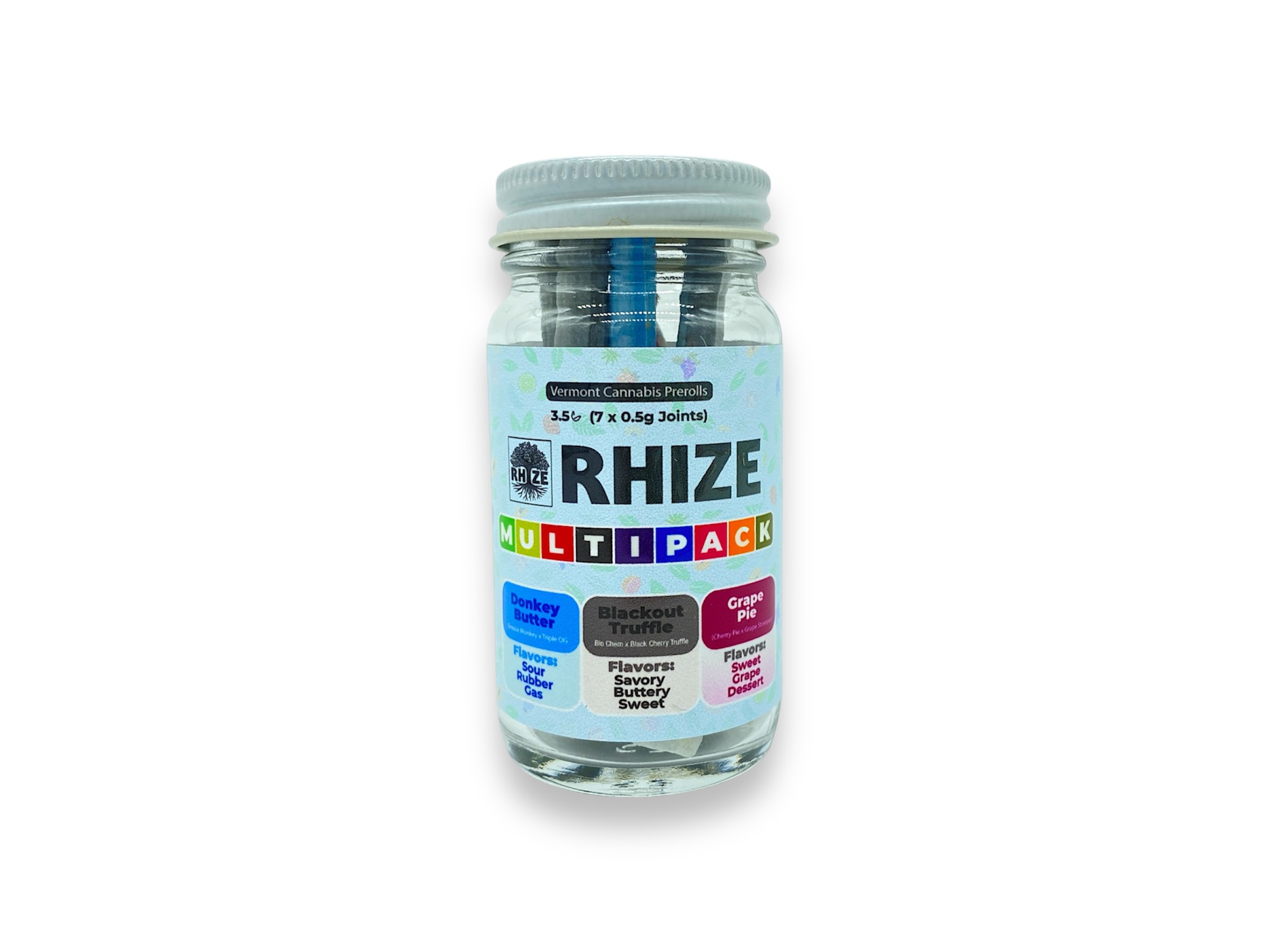 Photograph of product: Rhize - Multipack - 7 Half Pre-Rolls
