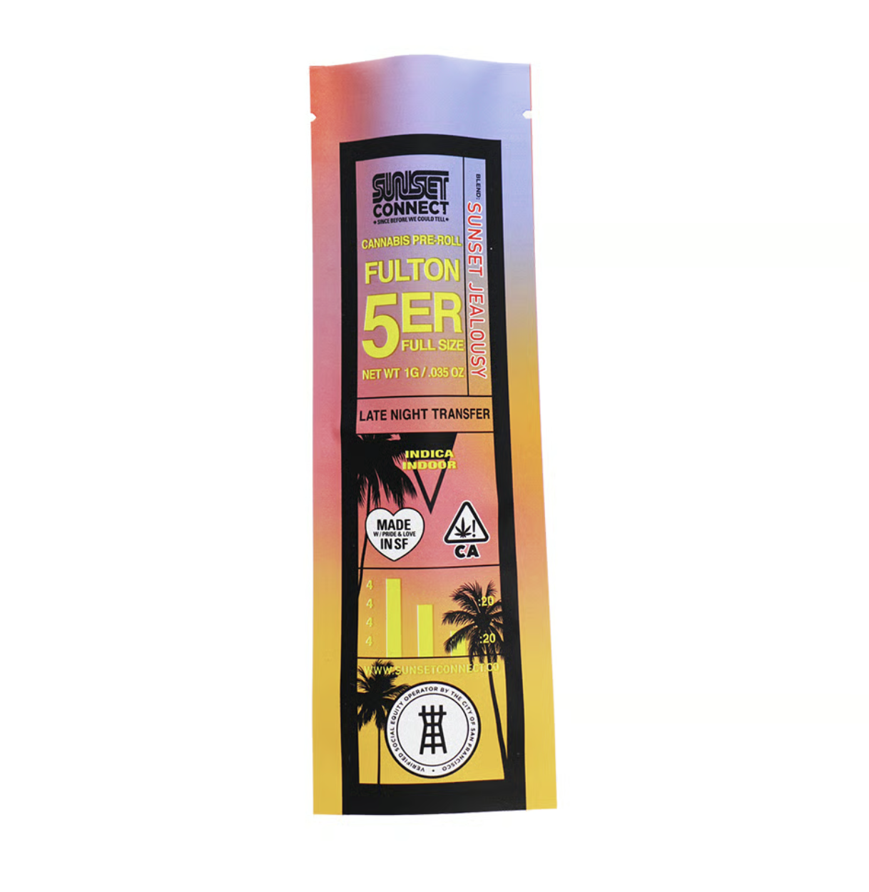 Photograph of product: Sunset Connect Fulton 5'er 1g - Sunset Jealousy (I)