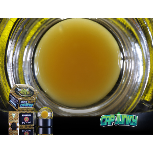 Photograph of product: Cannabee Extracts Cap Junky Cured Resin Terp Badder 1g