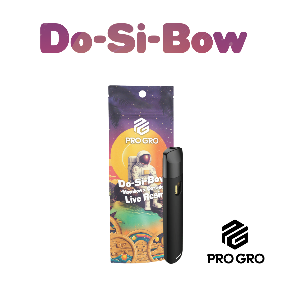 Photograph of product: Do-Si-Bow Live Resin Disposable - 1g