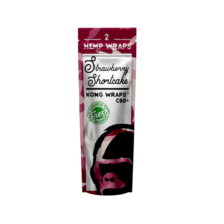 Photograph of product: Kong Organic Hemp Wraps | Strawberry Shortcake | 2pk