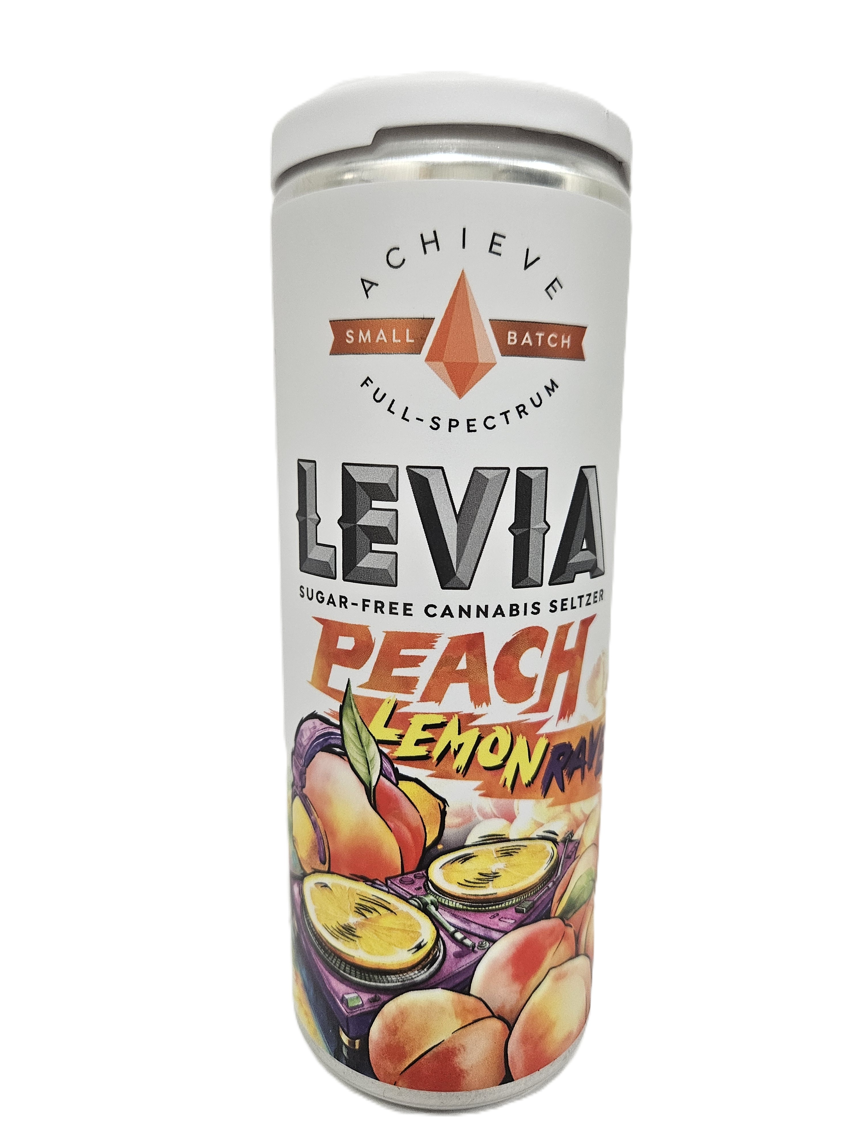 Photograph of product: Peach Lemon Rave Seasonal Seltzer