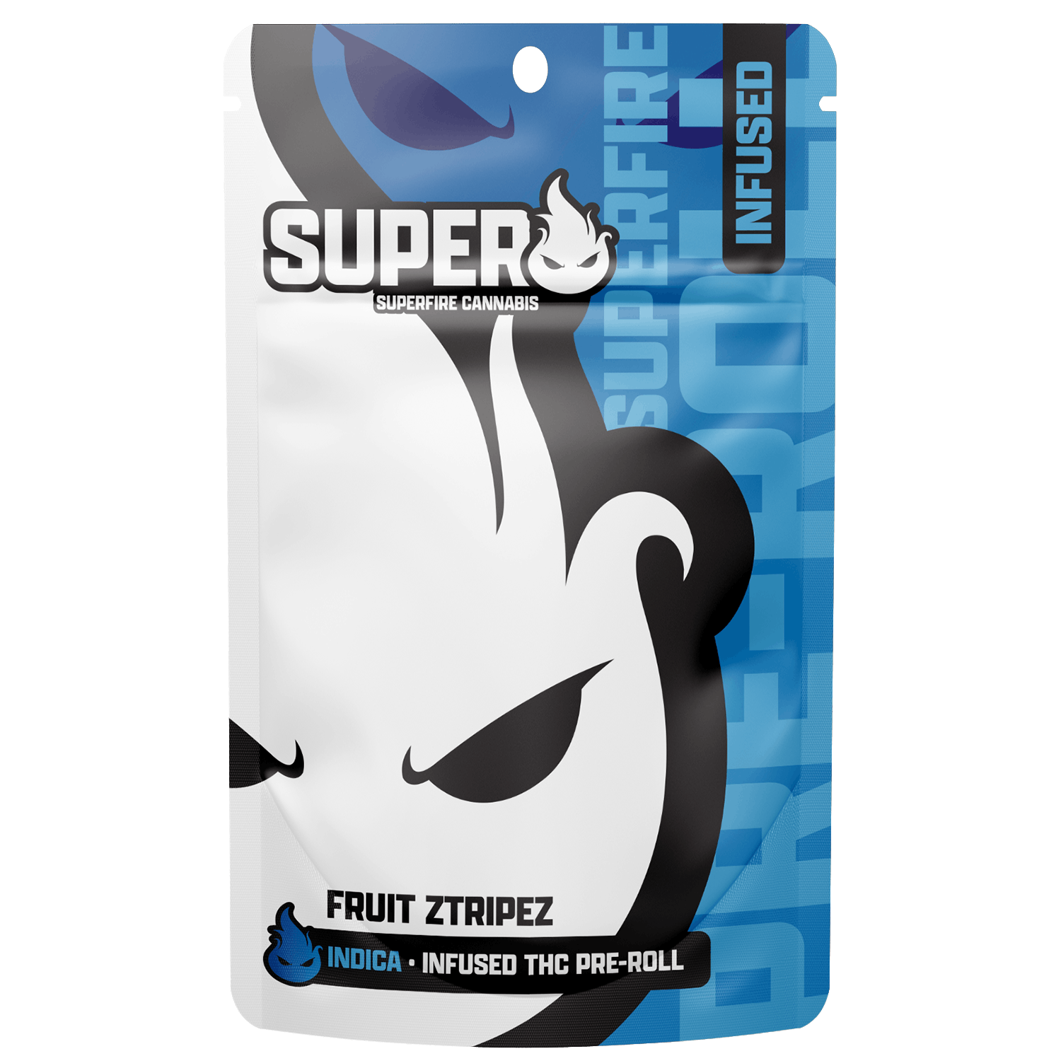Photograph of product: SuperFire | Fruit Ztripez | 1.2g Infused Preroll