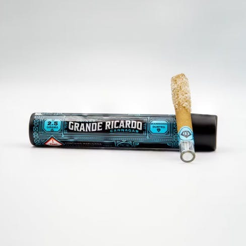 Photograph of product: Grande Ricardo - Orange Push Pop Diamond Dusted [Infused] - Blunt - 2.5g