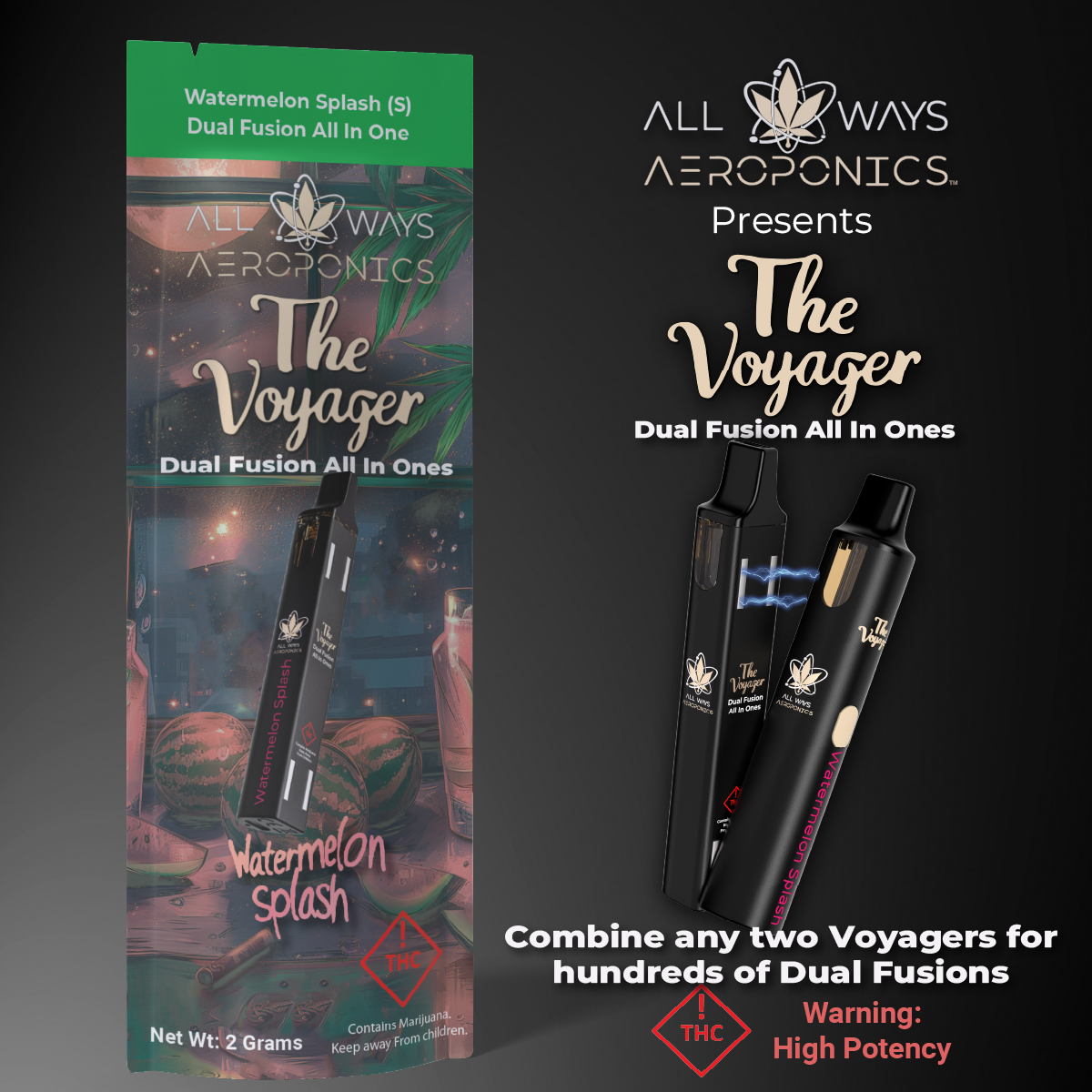 Photograph of product: AWA Voyager Dual Fusion - Watermelon Splash