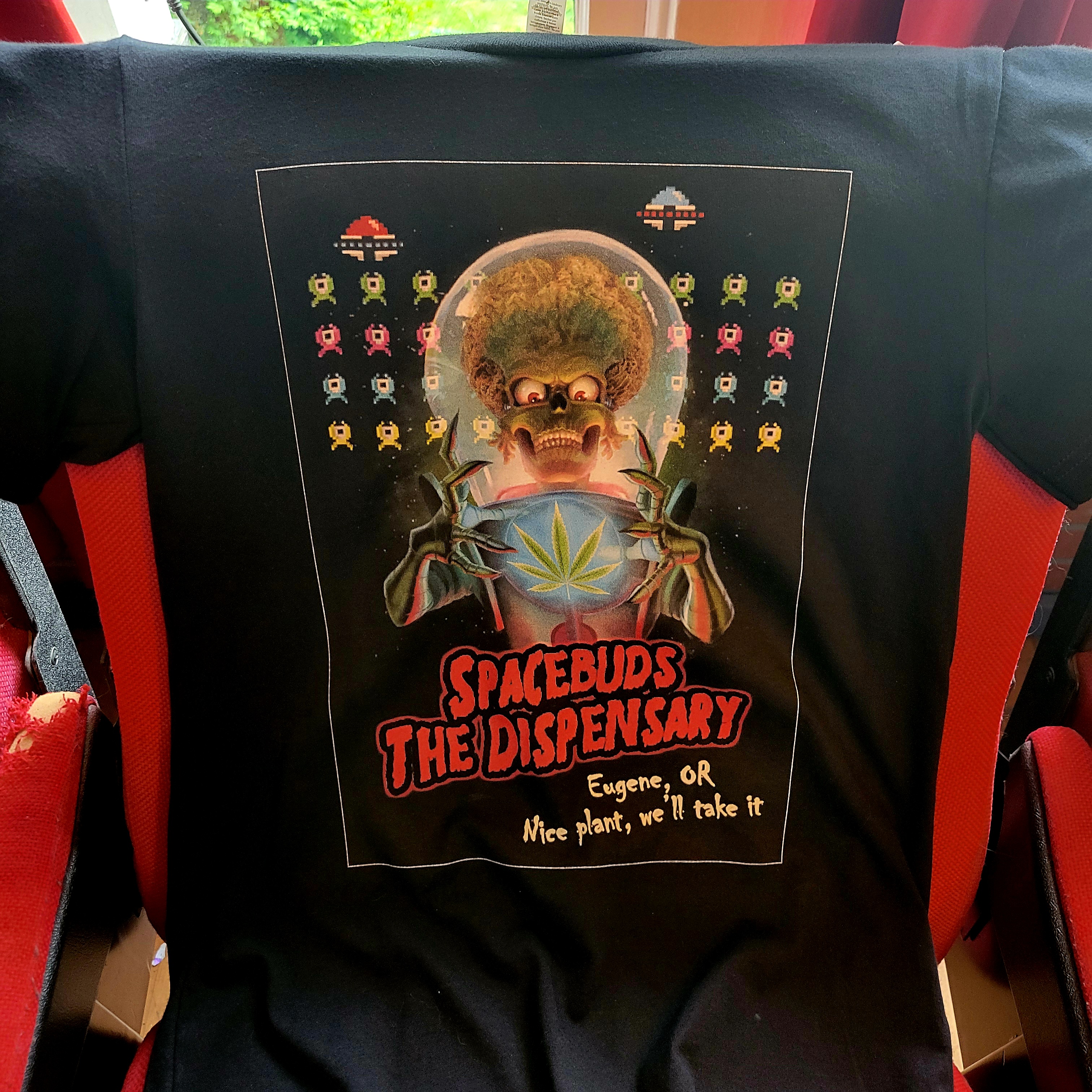 Photograph of product: Spacebuds - T-shirt - Mars Attack - XL