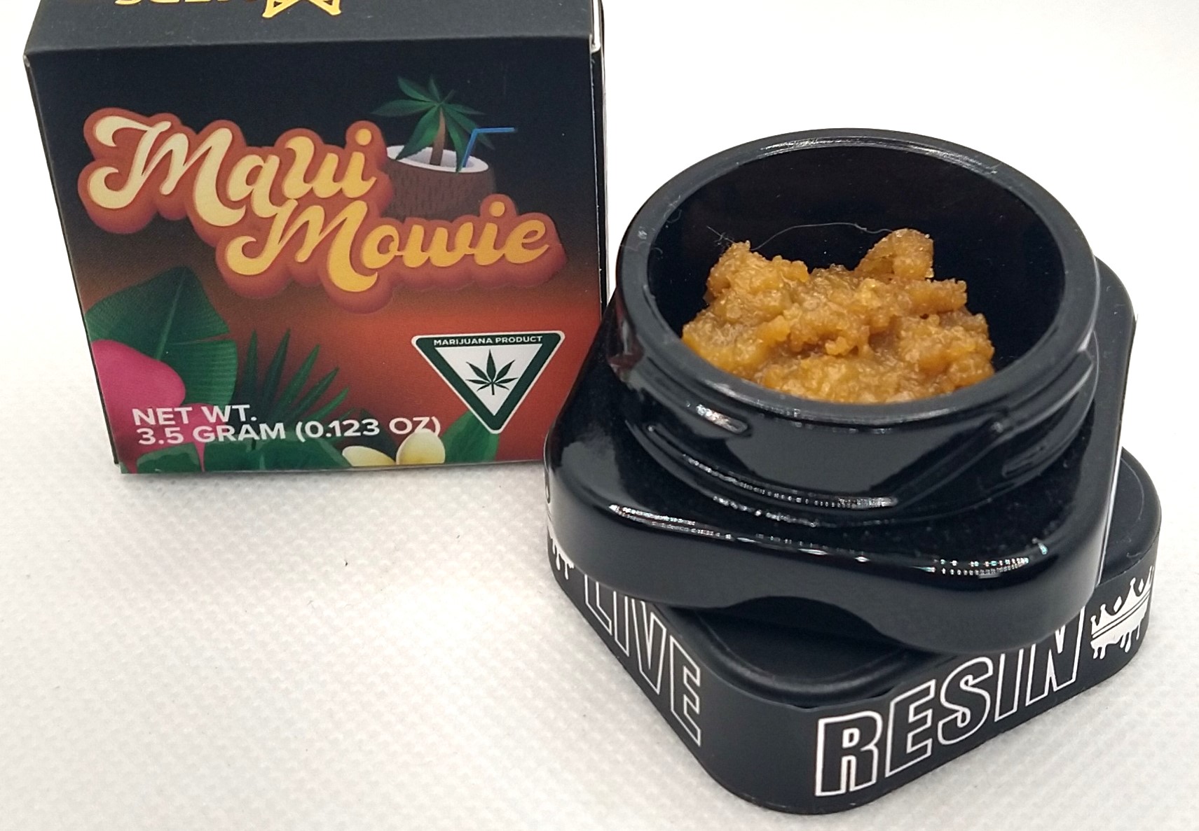 Photograph of product: Muha Meds | Jet Fuel | Live Resin Concentrate Oui'd