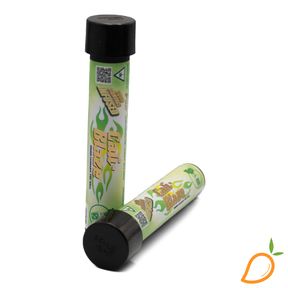 Photograph of product: 1.2g Raspberry Infused Preroll Cali Blaze