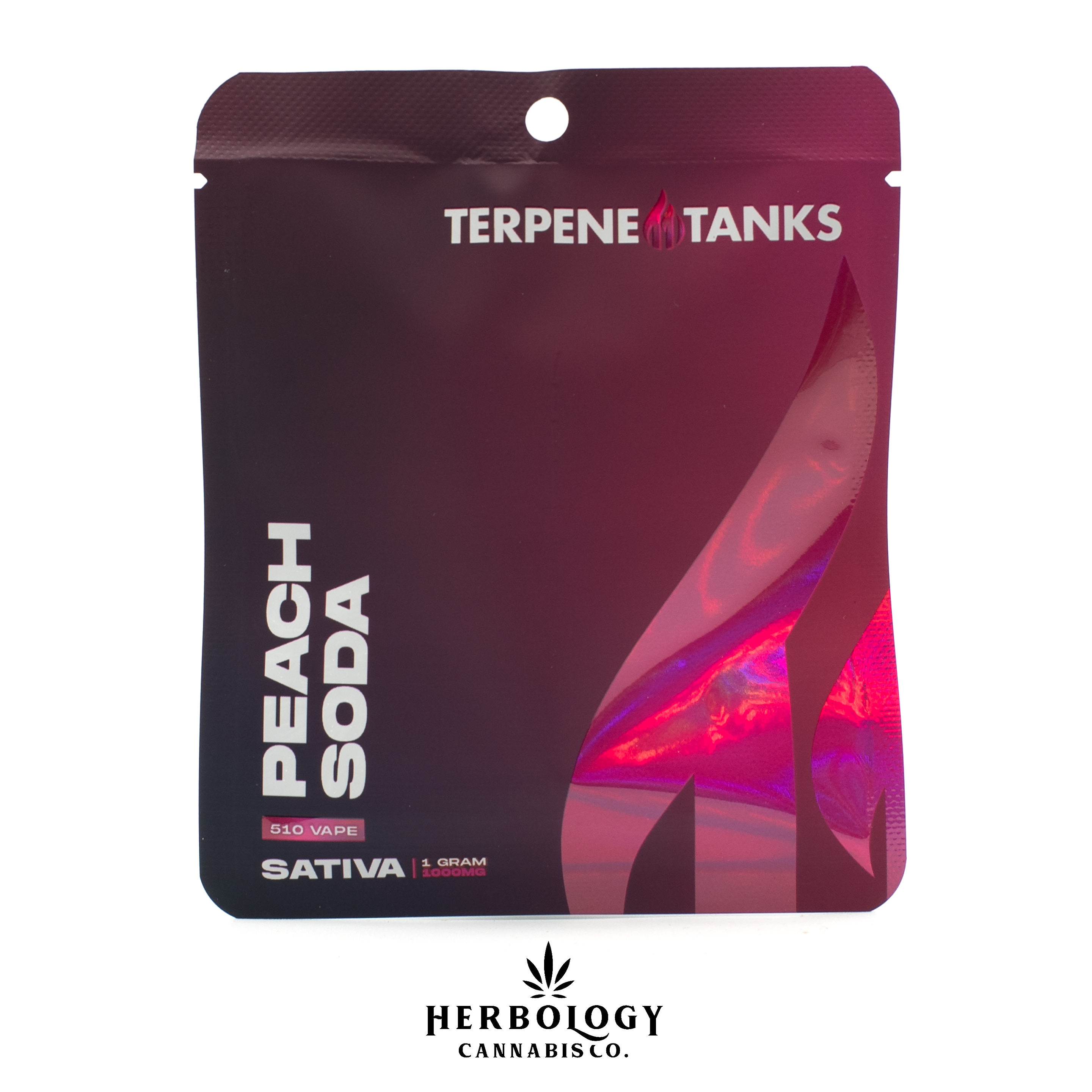 Photograph of Product: Terpene Tanks | Distillate 510 Cart | Peach Soda | 1g