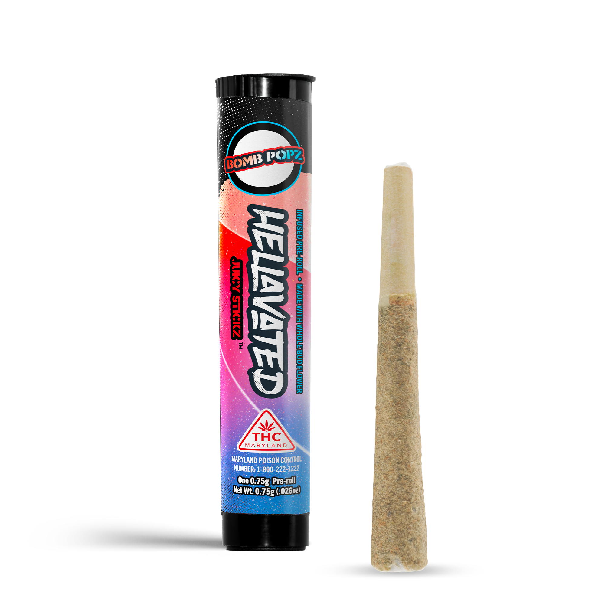Photograph of Product: Bomb Popz Juicy Stickz | 0.75g