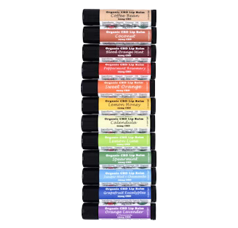 Photograph of product: The Healing Rose - CBD Sweet Orange Lip Balm - 25mg