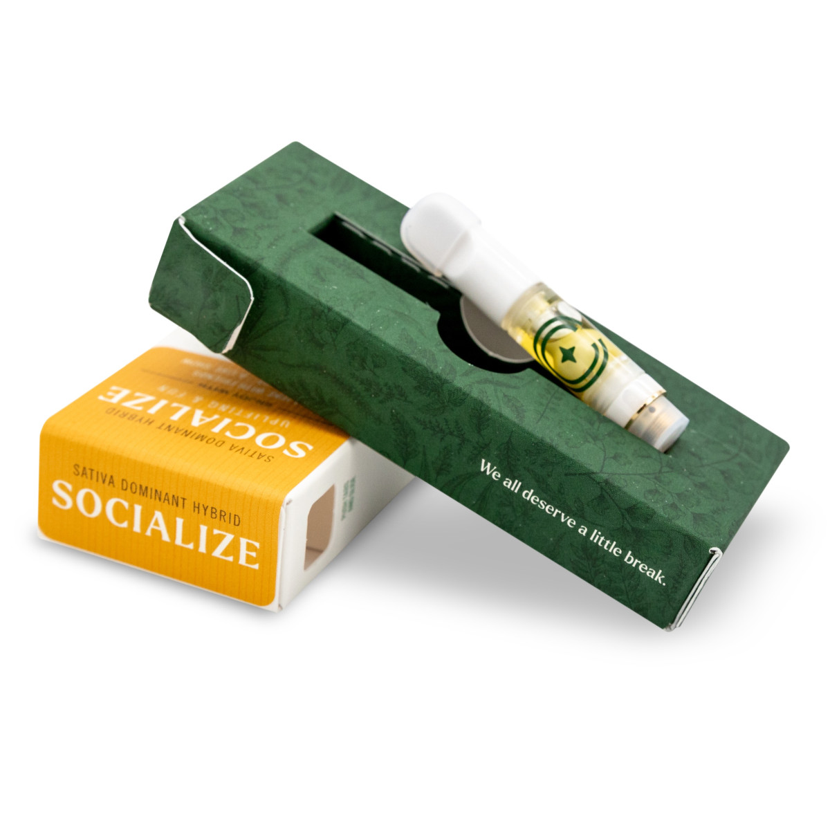 Photograph of product: Cartridge | CC | Socialize Melted Strawberries Live Rosin