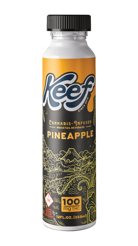 Photograph of product: REC | Keef | Pineapple | Infused Drink | 100mg