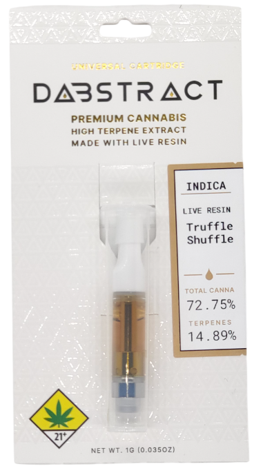 Photograph of product: Dabstract VAPE Truffle Shuffle Cart 1g