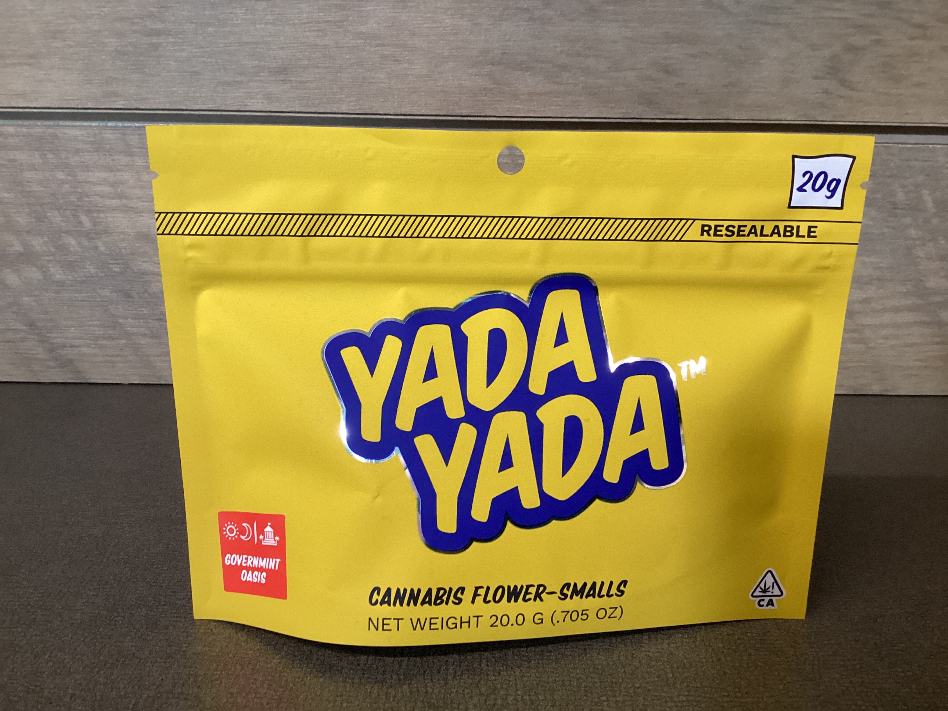 Photograph of product: YADA YADA - GOVERNMINT OASIS SMALLS - 20g