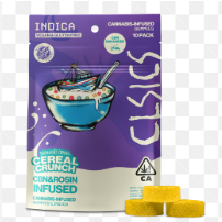 Photograph of product: CBN Midnight Cereal: Cereal Crunch Rosin Gummies - 100mg